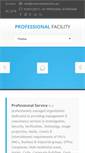 Mobile Screenshot of professionalfacility.net